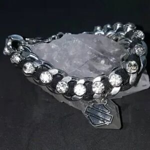 Harley-Davidson Silver Bracelet with crystals
